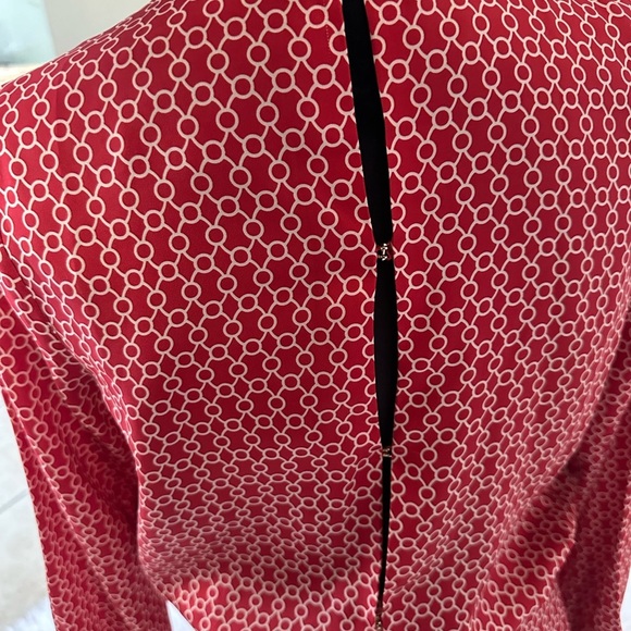 Alexis Red Patterned Dress - Picture 4 of 13